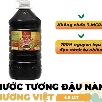 Nước Tương Hương Việt 4.9L x 3 Can
