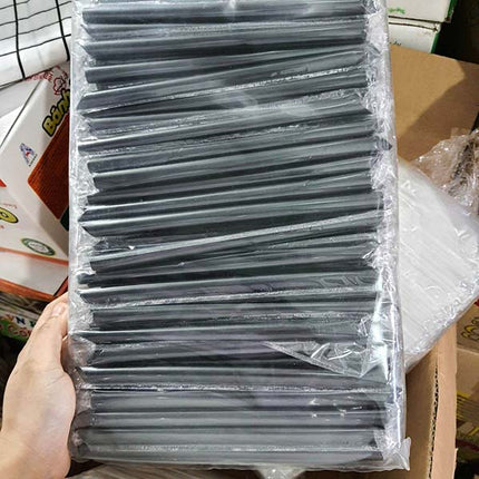 Ống Hút Đen Phi 6 (có màng bọc) Gói 500g