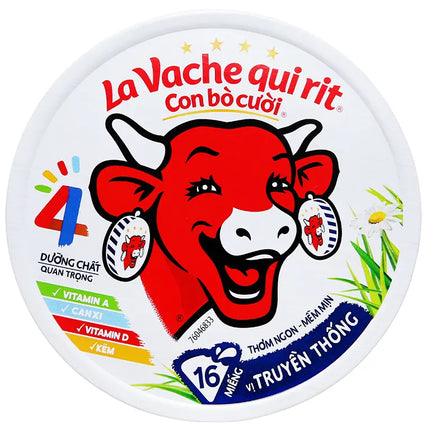 Phô Mai Con Bò Cười Vị Truyền Thống Hộp 224g (16 Miếng) x 32 Hộp