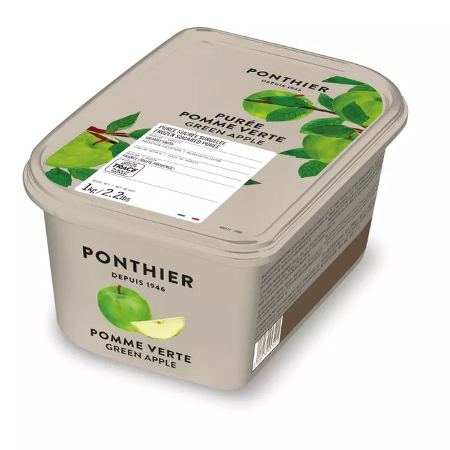 Puree Táo Xanh (Nghiền Nhuyễn) Ponthier 1kg x 6 Hộp