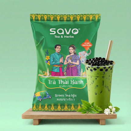 Trà Thái Xanh Vị Nguyên Bản Savo 200g