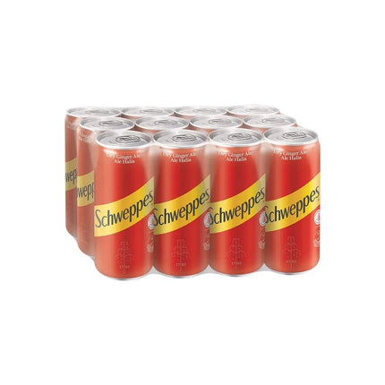 Thùng Schweppes Dry Ginger Ale 320ml x 24 lon
