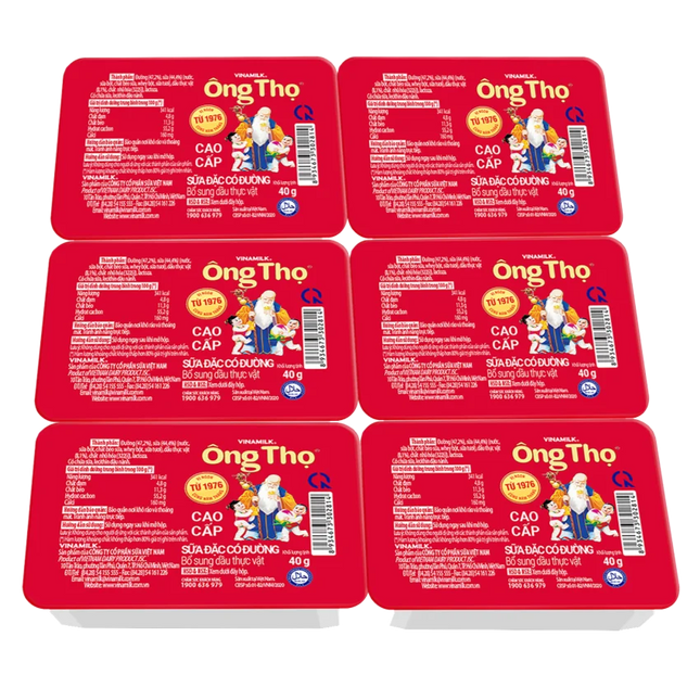 Sữa đặc vĩ Ông Thọ đỏ 40g x 180 hộp
