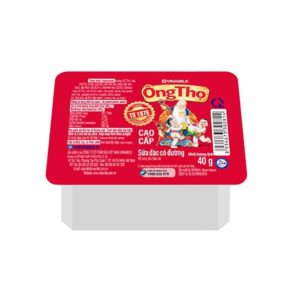 Sữa đặc vĩ Ông Thọ đỏ 40g x 180 hộp