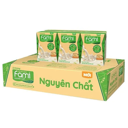 Sữa Đậu Nành Nguyên Chất Fami 200ml x 36 Hộp