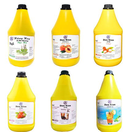 Syrup Douxian Vải (Lychee) 2.5kg x 6 Chai