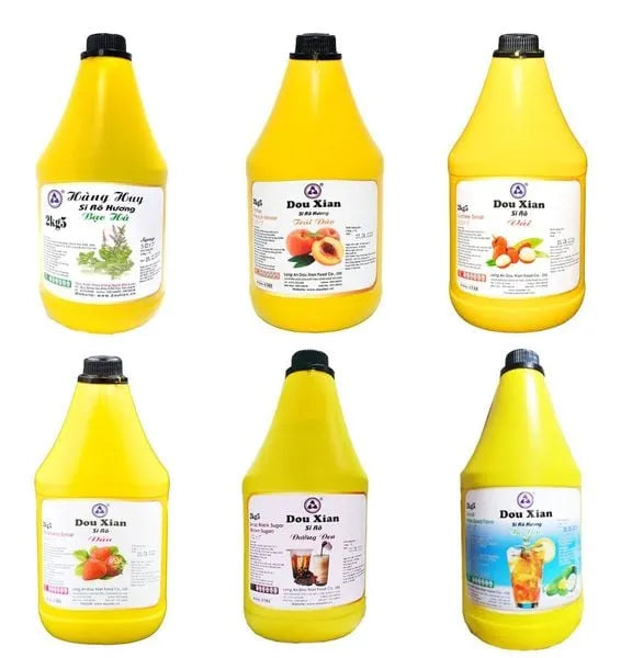 Syrup Douxian Xoài (Mango) 2.5kg x 6 Chai