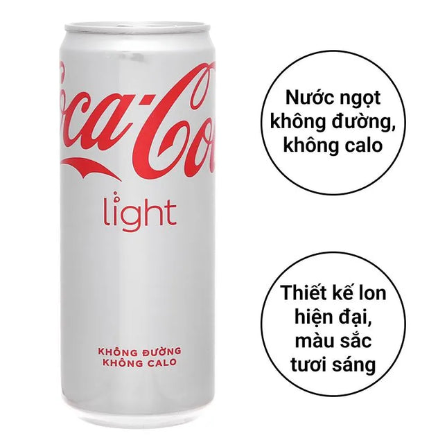 Nước ngọt Coca-Cola Light 320ml x 24 lon