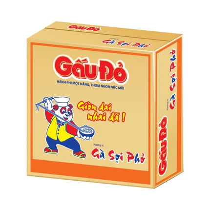 Mì Gấu Đỏ Vị Gà Sợi Phở Thùng 30 Gói x 63g