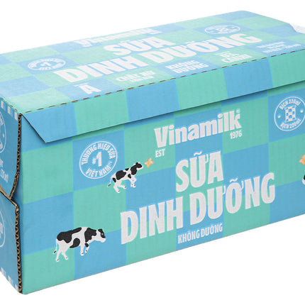 Sữa tươi dinh dưỡng không đường Vinamilk 220ml x 48 bịch