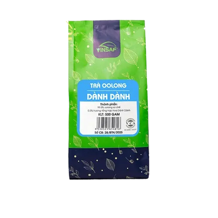 Trà Olong Dành Dành VinSaf 500g (20 Gói x Thùng)