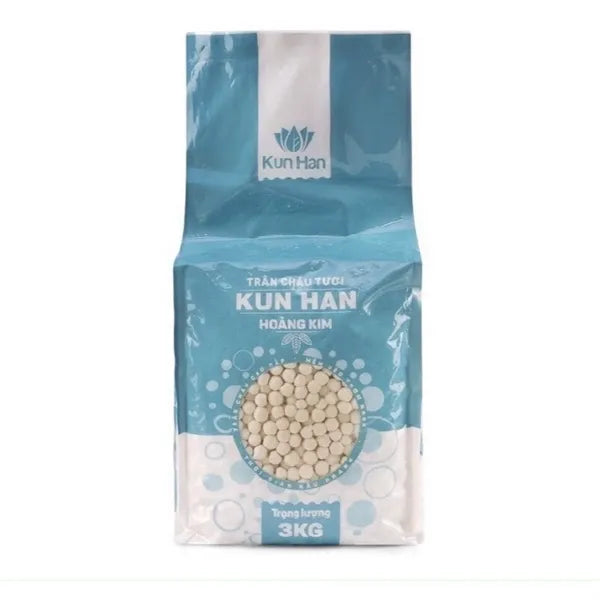 Trân Châu Tươi Kunhan Hoàng Kim 3kg x 6 Hộp