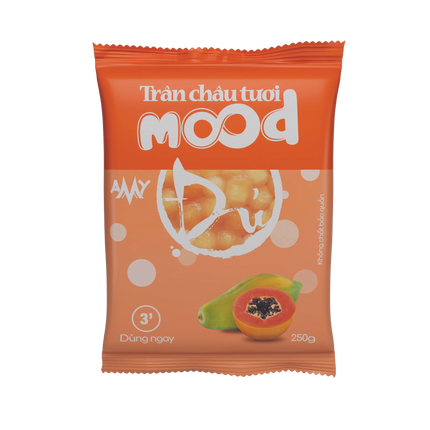 Trân Châu Tươi Đu Đủ Mood 250g x 40 Gói