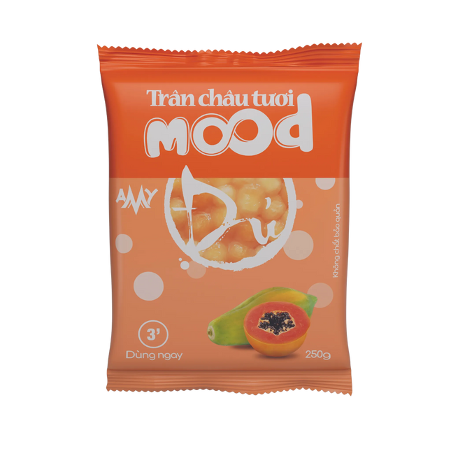 Trân Châu Tươi Đu Đủ Mood 250g x 40 Gói