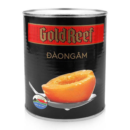 Đào ngâm Gold Reef Peach Halves In Syrup 825g x 12 Hộp