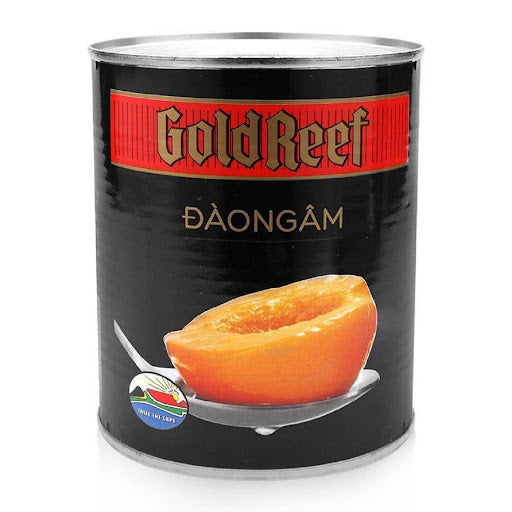 Đào ngâm Gold Reef Peach Halves In Syrup 825g x 12 Hộp