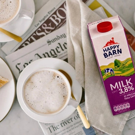 Sữa Tươi Tiệt Trùng 3.8% Béo Happy Barn 1000ml x 12 Hộp