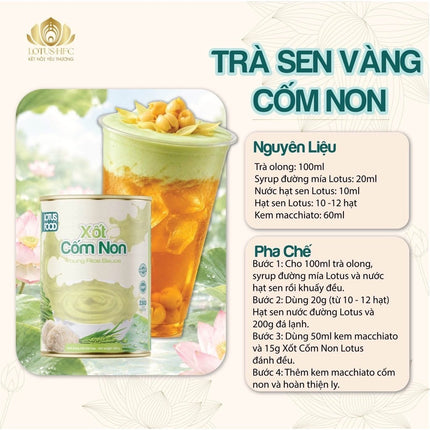 Xốt Cốm Non Lotus 560g x 12 Lon