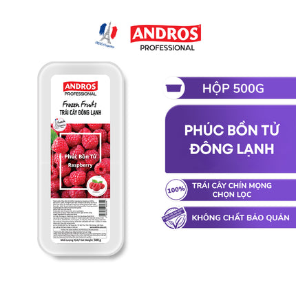 Phúc Bồn Tử Đông Lạnh (Nguyên Trái) Hôp 500g /Frozen Raspberrr 500g