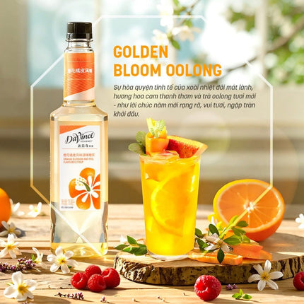 Syrup Davinci Hương Hoa & Vỏ Cam / Orange Blossom & Peel 750ml x 12 Chai