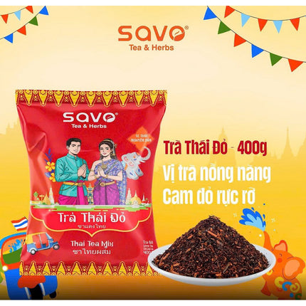 Trà Thái Đỏ Vị Nguyên Bản Savo 400g