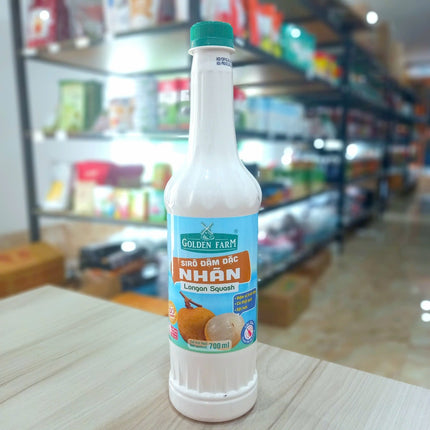 Syrup Golden Farm Đậm Đặc Nhãn 700ml x 12 Chai