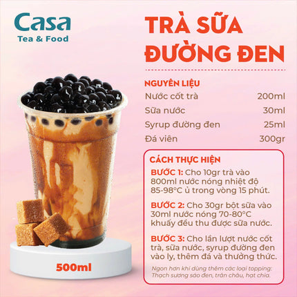 Syrup Đường Đen Luave 2.5kg x 6 Chai